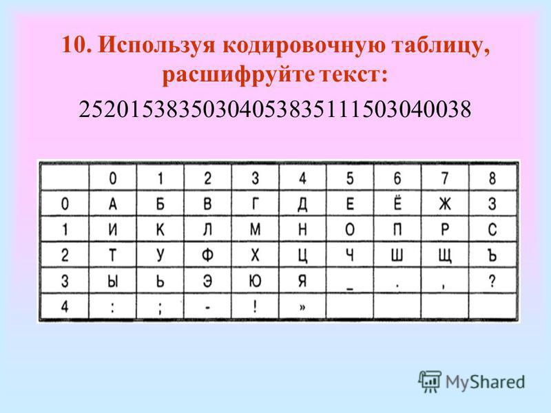 Используя таблицу 5