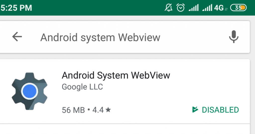 How To Disable Android System Webview