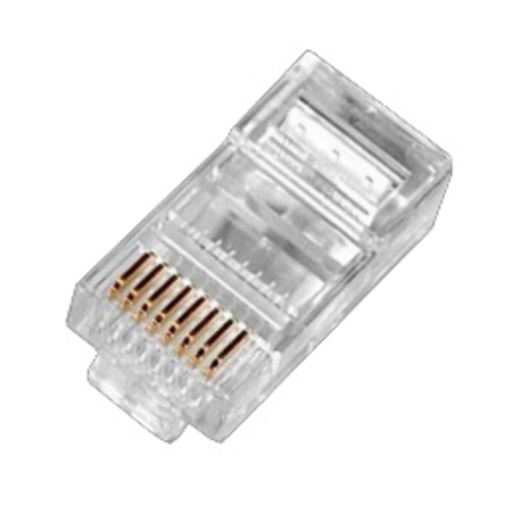 Разъем компьютерный rj45 8 контактов со вставкой rexant как обжать