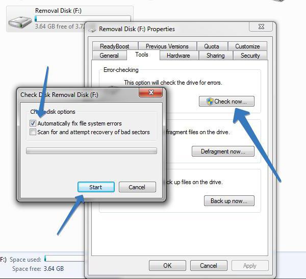 флешка не форматируется в ntfs 