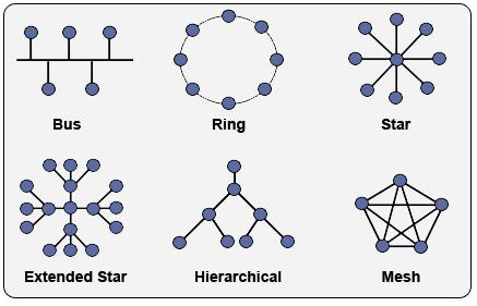 топология сети шина