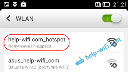 Ошибка "Получение IP-адреса" при раздаче Wi-Fi с ноутбука