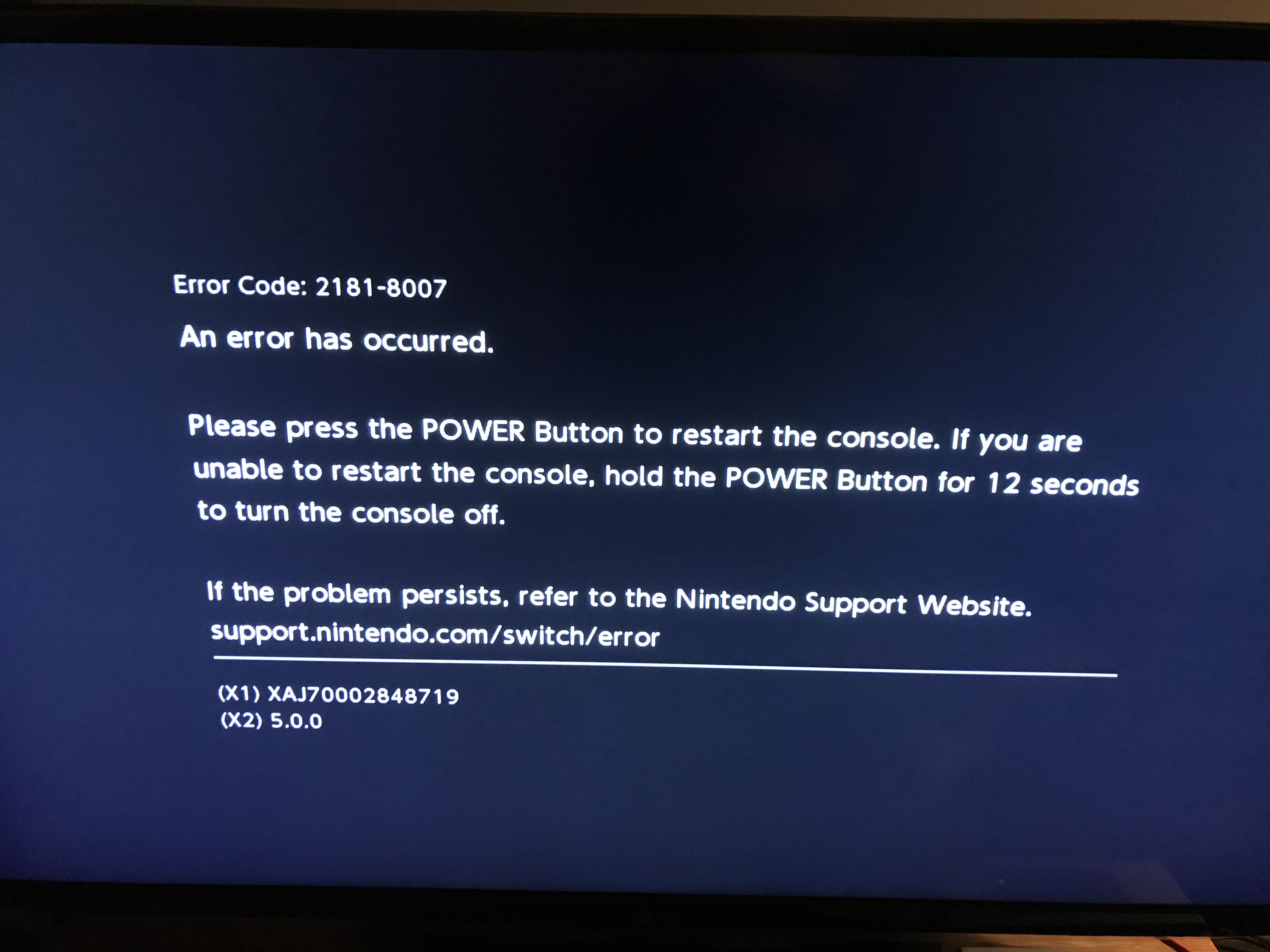 Error code r. Nintendo Switch ошибка. Error code. Ошибка 8007. Nintendo.support.Nintendo .com/Switch/Error.