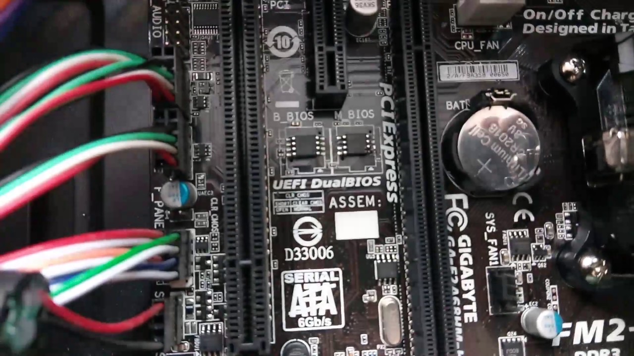 Подключение к материнской плате asrock b450m