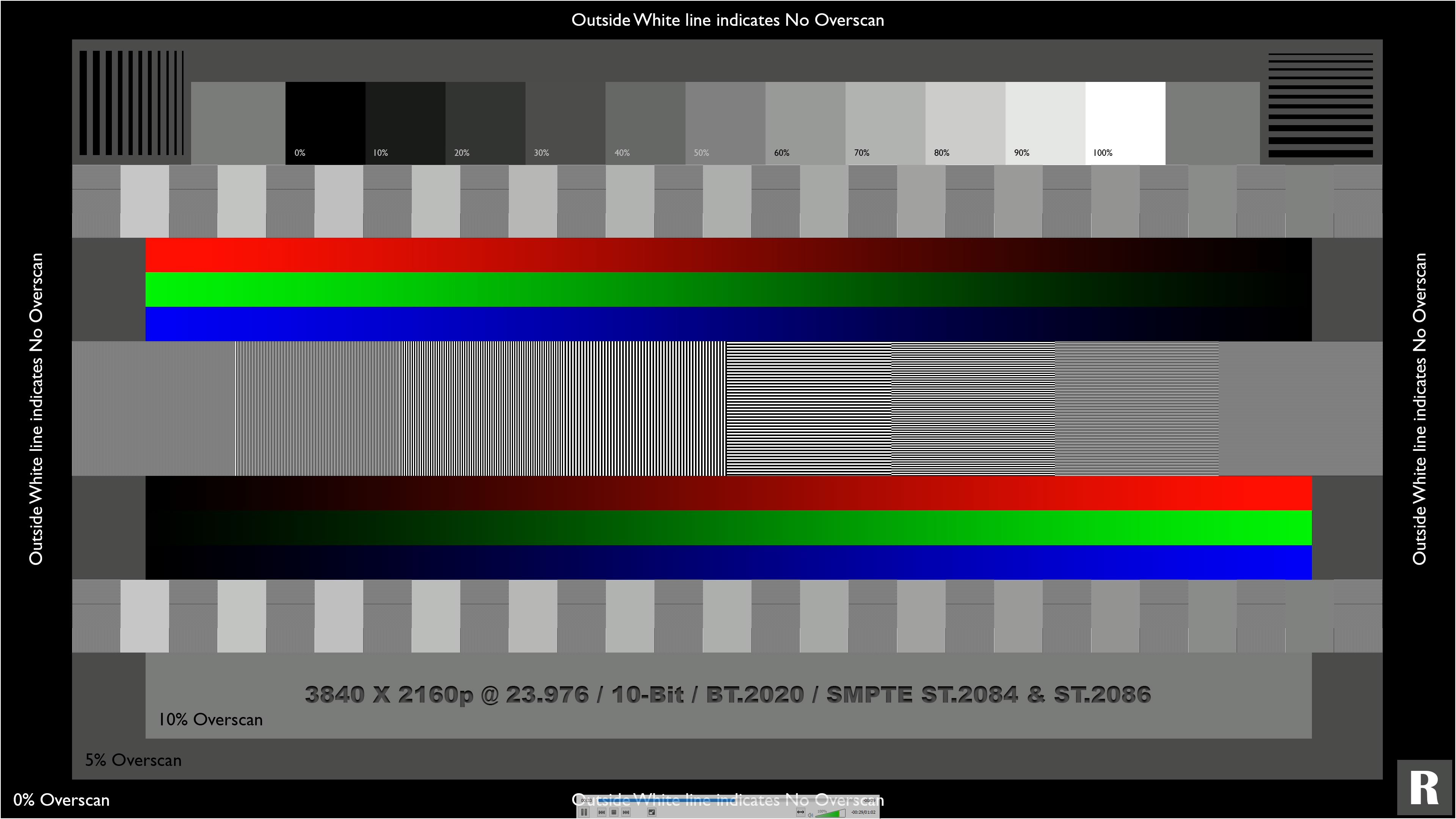 Настроечная таблица цветов монитора