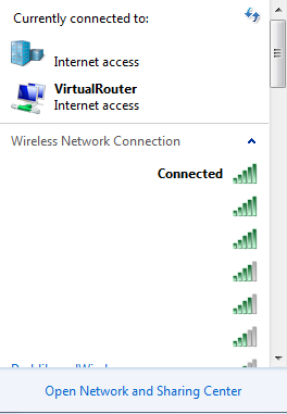 share your wifi connection