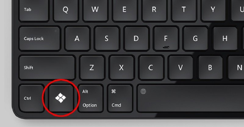 кнопка windows на клавиатуре