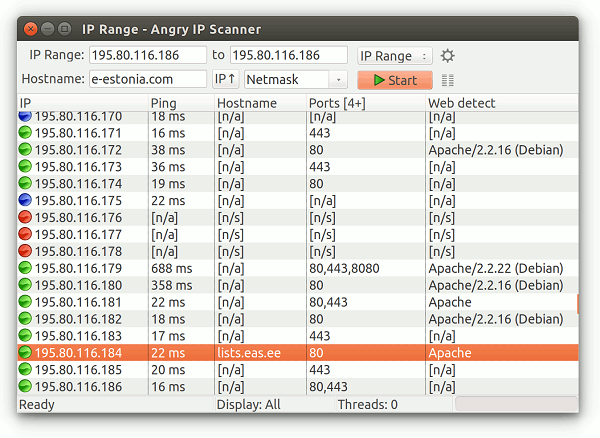 Программа Angry Ip Scanner