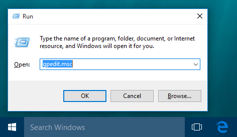 windows 10 gpedit