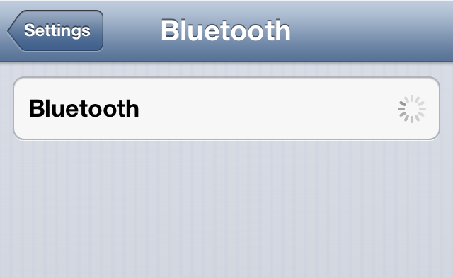 bluetooth defunc on iphone