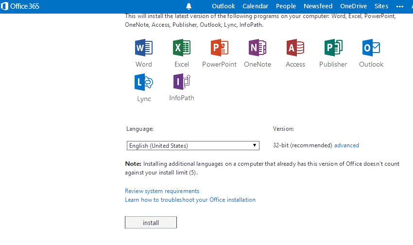 office 365 software download