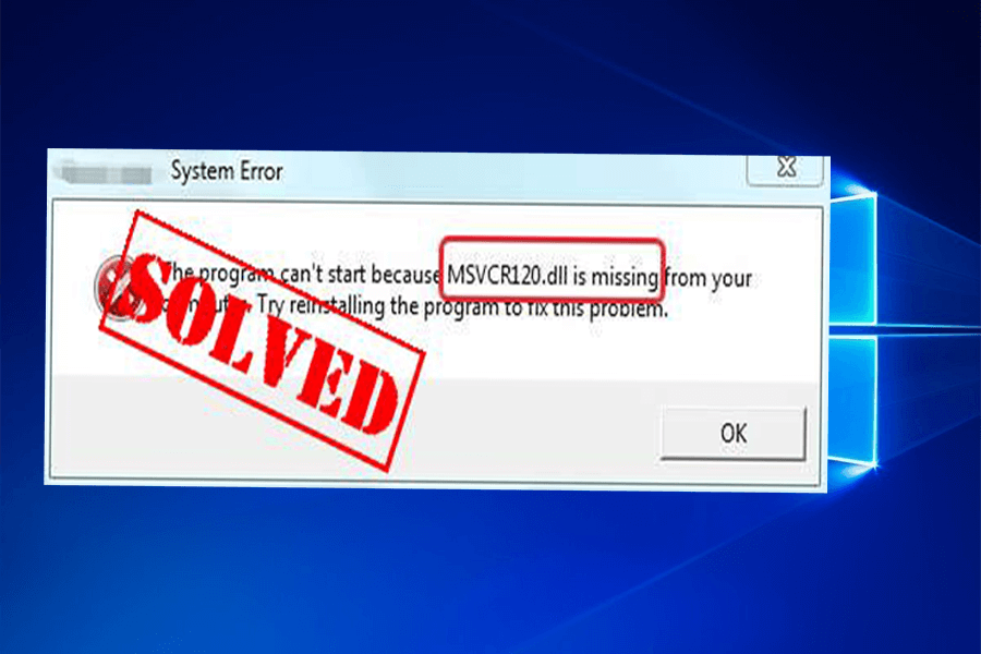 Fix Msvcp120.dll error